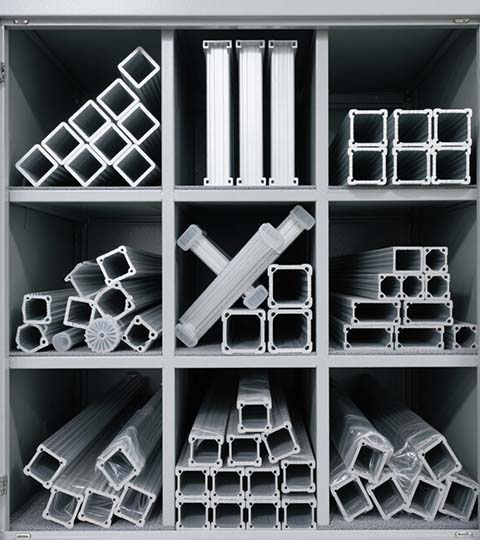 Aluminum Extrusion Profile, Standard aluminum profiles